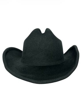 Wyeth Gray Felt Wool Western Hat, One Size